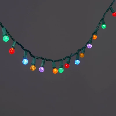 60ct LED Faceted Sphere Christmas String Lights With Green Wire - Wondershop™ 6 60ct LED Faceted Sphere Christmas String Lights With Green Wire - Wondershop™ - Image 6