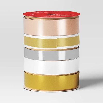 5 End Flat Christmas Ribbon 40' - Wondershop™ 2 5 End Flat Christmas Ribbon 40' - Wondershop™ - Image 2