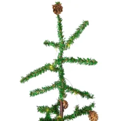 Northlight Pre-lit Christmas Tree With Pinecones And Burlap Base - 4' - Clear Lights -Northlight Sale Store GUEST bedb6782 d411 4b54 81e5 50f9987aa811