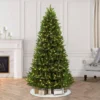 9ft Pre-lit Artificial Christmas Tree Full Geneva Fir - Puleo: Incandescent Lights, Hinged Branches