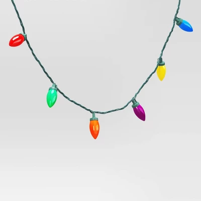 25ct LED C9 Classic Glow Indoor Outdoor Christmas String Lights With Green Wire - Wondershop™ 2 25ct LED C9 Classic Glow Indoor Outdoor Christmas String Lights With Green Wire - Wondershop™ - Image 2