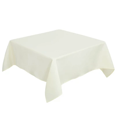 PiccoCasa Square Wedding Picnic Wrinkle Dining Table Cover 1Pc 1 PiccoCasa Square Wedding Picnic Wrinkle Dining Table Cover 1Pc