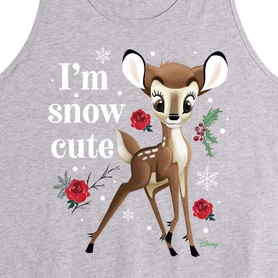 Men's - Disney - Christmas - I'm Snow Cute Graphic Tank Top 1 Men's - Disney - Christmas - I'm Snow Cute Graphic Tank Top