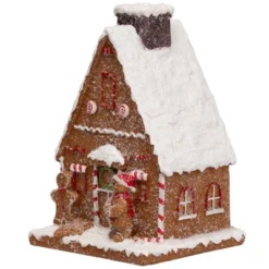 Northlight Frosted Gingerbread House With Gingerbread Man Christmas Decoration - 8.5" 7 Northlight Frosted Gingerbread House With Gingerbread Man Christmas Decoration - 8.5" -Northlight Sale Store GUEST c390c658 89ff 43a2 a781 80df7f080447