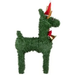 Northlight Reindeer With Santa Hat, Bell And Bow Artificial Pine Christmas Decoration - 16" 11 Northlight Reindeer With Santa Hat, Bell And Bow Artificial Pine Christmas Decoration - 16" -Northlight Sale Store GUEST c3ed558a f551 4119 9788 bf64192b1927