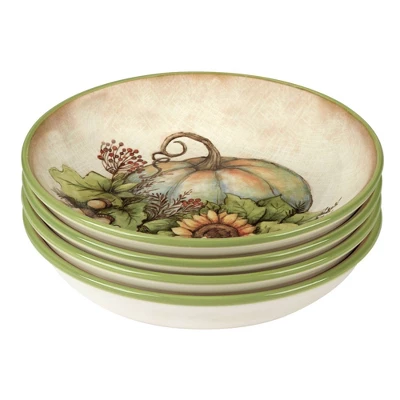 Certified International Set Of 4 38oz Autumn Breeze Soup Bowls 1 Certified International Set Of 4 38oz Autumn Breeze Soup Bowls