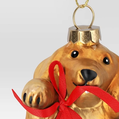 Christmas Glass Dog Ornament - Wondershop™ 2 Christmas Glass Dog Ornament - Wondershop™ - Image 2