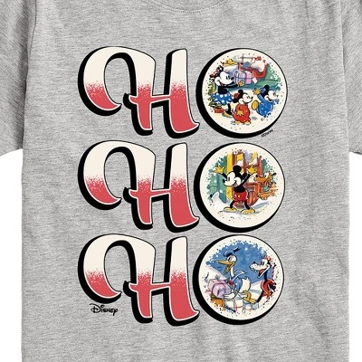 Boys' - Disney - Mickey And Friends Ho Ho Ho Vintage Christmas Short Sleeve Graphic T-Shirt 1 Boys' - Disney - Mickey And Friends Ho Ho Ho Vintage Christmas Short Sleeve Graphic T-Shirt