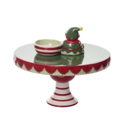 Transpac 12.25 In Holiday Santa Elf Pedestal Dip Bowl Set Of 2 Serving Trays Dolomite Christmas Decor 7 Transpac 12.25 In Holiday Santa Elf Pedestal Dip Bowl Set Of 2 Serving Trays Dolomite Christmas Decor -Northlight Sale Store GUEST c7a4ea7c c392 401f 80db 3e15d73cdc6b