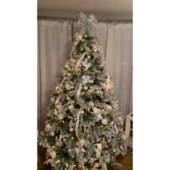 Northlight Medium Flocked Angel Pine Artificial Christmas Tree - 6' - Unlit -Northlight Sale Store GUEST c7af2fe0 3579 42d3 b7de 43bcf494ac43