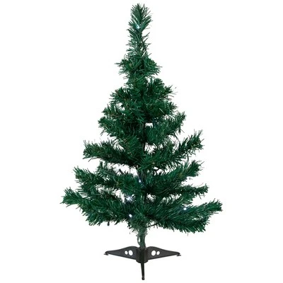 Northlight LED Lighted Christmas Tree Outdoor Pathway Markers - 24" - Set Of 3 2 Northlight LED Lighted Christmas Tree Outdoor Pathway Markers - 24" - Set Of 3 - Image 2