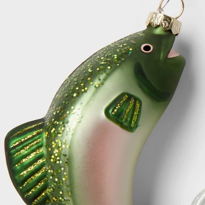 Glass Fishing Christmas Tree Ornament - Wondershop™ 2 Glass Fishing Christmas Tree Ornament - Wondershop™ - Image 2