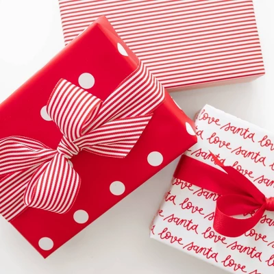 Red And White Gift Wrap Trio - Sugar Paper™ + Target 2 Red And White Gift Wrap Trio - Sugar Paper™ + Target - Image 2