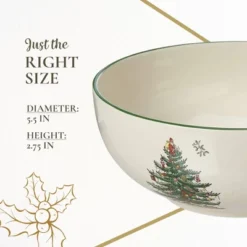 Spode Christmas Tree 5.5-Inch Fruit Salad Bowl - Versatile Earthenware Bowl For Cereal, Desserts - Dishwasher, Microwave, Freezer, Oven Safe 11 Spode Christmas Tree 5.5-Inch Fruit Salad Bowl - Versatile Earthenware Bowl For Cereal, Desserts - Dishwasher, Microwave, Freezer, Oven Safe -Northlight Sale Store GUEST d1a72e03 f7f1 48a9 9151 e3a2ea277d9d