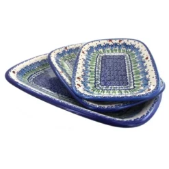 Blue Rose Polish Pottery 6200 Vena 3 Piece Rectangular Serving Set 19 Blue Rose Polish Pottery 6200 Vena 3 Piece Rectangular Serving Set -Northlight Sale Store GUEST d1bad960 ef5e 4d44 acc6 118bc90364f1
