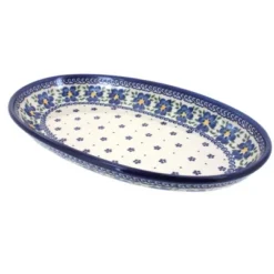 Blue Rose Polish Pottery 104 Vena Oval Platter 33 Blue Rose Polish Pottery 104 Vena Oval Platter -Northlight Sale Store GUEST d238ab5a 57b8 4c32 ad0d 1e53c965edc0