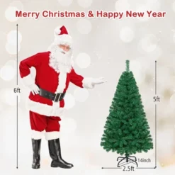 Costway 5/6/7/8 FT Artificial Christmas Tree Unlit Christmas Tree With 350/650/950/1138 Branch Tips Foldable Metal Stand 12 Costway 5/6/7/8 FT Artificial Christmas Tree Unlit Christmas Tree With 350/650/950/1138 Branch Tips Foldable Metal Stand -Northlight Sale Store GUEST d32e035c d7ba 49fe ae75 096e388d24d2