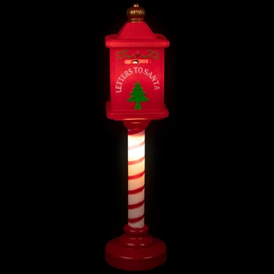 Northlight Lighted Letters To Santa Mail Box Blow Mold Outdoor Christmas Decoration - 40.5" 2 Northlight Lighted Letters To Santa Mail Box Blow Mold Outdoor Christmas Decoration - 40.5" - Image 2