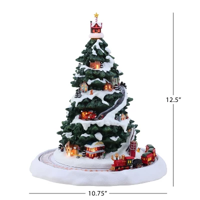 Mr. Christmas Animated LED Winter Wonderland Christmas Eve Express Musical Christmas Decoration 2 Mr. Christmas Animated LED Winter Wonderland Christmas Eve Express Musical Christmas Decoration - Image 2