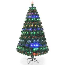 Costway 5'/6'/7'Pre-Lit Fiber Optic Christmas Tree Multicolor Lights 21 Costway 5'/6'/7'Pre-Lit Fiber Optic Christmas Tree Multicolor Lights -Northlight Sale Store GUEST d54ef34c eb77 4a89 a6fd 73aa7a17f80d