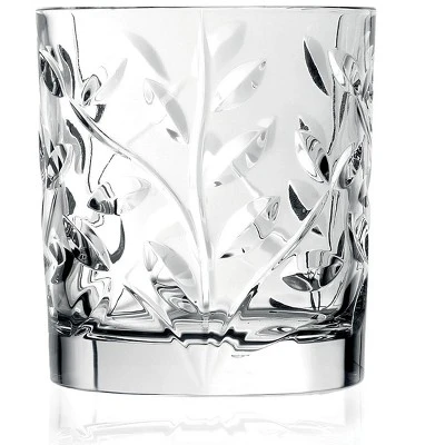 Lorren Home Trends Laurus Crystal Double Old Fashioned Set Of 6 4 Lorren Home Trends Laurus Crystal Double Old Fashioned Set Of 6 - Image 4