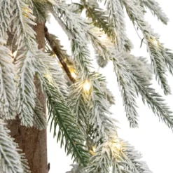 Northlight Pre-Lit Flocked Battery Operated Alpine Artificial Christmas Tree - 3' - Clear LED Lights 15 Northlight Pre-Lit Flocked Battery Operated Alpine Artificial Christmas Tree - 3' - Clear LED Lights -Northlight Sale Store GUEST d7f705f2 d14e 423f 8cf1 b48013692b2f