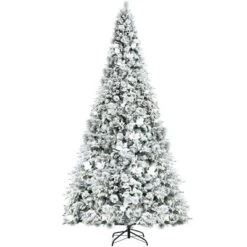 Costway 5ft/6ft/7ft/8ft Snow Flocked Hinged Christmas Tree W/ Berries & Poinsettia Flowers 23 Costway 5ft/6ft/7ft/8ft Snow Flocked Hinged Christmas Tree W/ Berries & Poinsettia Flowers -Northlight Sale Store GUEST d8b92581 e2be 4e3a 914f 6f82efa7ac9f