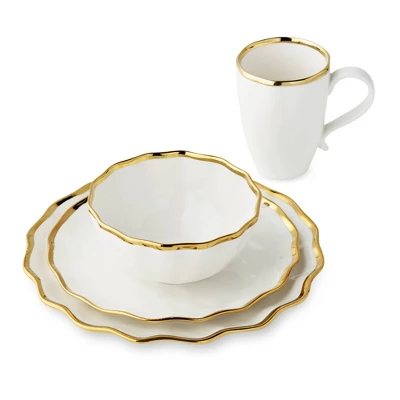 Certified International 16pc Regency Dinnerware Set Gold 3 Certified International 16pc Regency Dinnerware Set Gold - Image 3