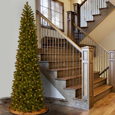 Prelit Slim Downswept Douglas Fir Artificial Christmas Tree Dual Color Lights - National Tree Company 2 Prelit Slim Downswept Douglas Fir Artificial Christmas Tree Dual Color Lights - National Tree Company - Image 2
