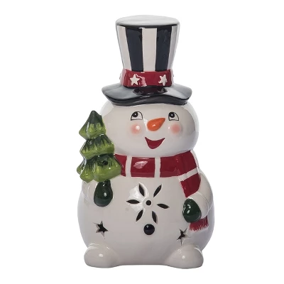 Transpac 8.5 In Holiday Nostalgic Snowman Decorative Object For Christmas Dolomite Home Decor 1 Transpac 8.5 In Holiday Nostalgic Snowman Decorative Object For Christmas Dolomite Home Decor
