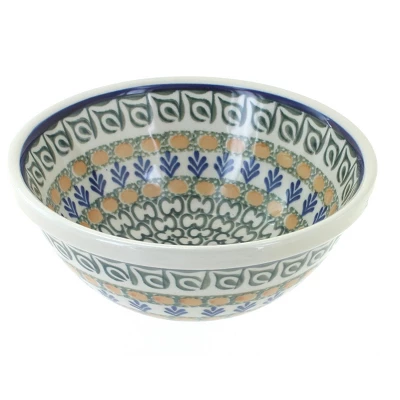 Blue Rose Polish Pottery Ceramika Artystyczna Cereal Bowl 10 Blue Rose Polish Pottery Ceramika Artystyczna Cereal Bowl - Image 10