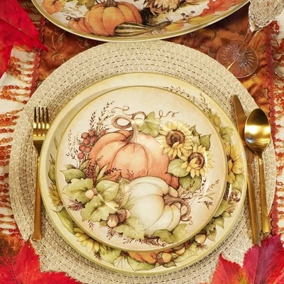 Certified International Set Of 4 Autumn Breeze Salad Plates 1 Certified International Set Of 4 Autumn Breeze Salad Plates