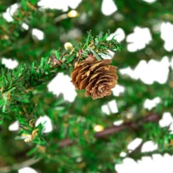 Northlight Pre-lit Christmas Tree With Pinecones And Burlap Base - 4' - Clear Lights -Northlight Sale Store GUEST dfb17d3e a3dd 453b b1c3 52cace1b3868