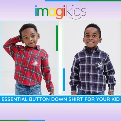 Disney Flannel Button Down Dress Shirt 6 Disney Flannel Button Down Dress Shirt - Image 6