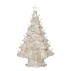 Transpac 13.6 Inch White Holiday Tree With Pearlescent Glaze Decorative Stoneware For Christmas Decor 7 Transpac 13.6 Inch White Holiday Tree With Pearlescent Glaze Decorative Stoneware For Christmas Decor -Northlight Sale Store GUEST e123ee90 3864 4500 a5f9 cc37ec77fde3