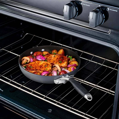 Select By Calphalon With AquaShield Nonstick 9pc Space-Saving Cookware Set: Stackable Pans, Stay-Cool Handles, Dishwasher-Safe 3 Select By Calphalon With AquaShield Nonstick 9pc Space-Saving Cookware Set: Stackable Pans, Stay-Cool Handles, Dishwasher-Safe - Image 3