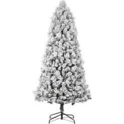 Artificial Christmas Tree With White Lights & Foldabe Metal Stand, Flocked Christmas Pine Trees For Home, Holiday Decoration 17 Artificial Christmas Tree With White Lights & Foldabe Metal Stand, Flocked Christmas Pine Trees For Home, Holiday Decoration -Northlight Sale Store GUEST e180f98d 4f6c 470e 84e4 cd4b201e4a90