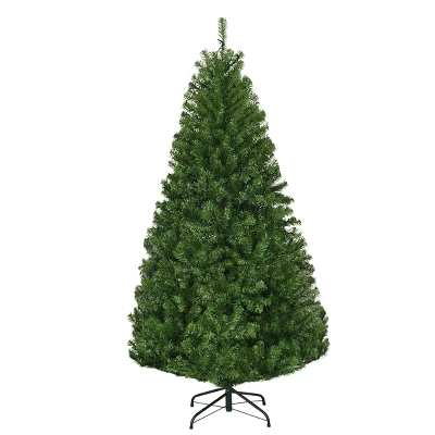 Costway 4/5/6/7/8/9 Ft Pre-Lit Artificial Christmas Tree Hinged 100/150/350/500/750/1000 LED Lights 7 Costway 4/5/6/7/8/9 Ft Pre-Lit Artificial Christmas Tree Hinged 100/150/350/500/750/1000 LED Lights - Image 7