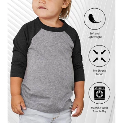 Boys' - Disney - Mickey Skating Christmas Raglan Graphic T-Shirt 3 Boys' - Disney - Mickey Skating Christmas Raglan Graphic T-Shirt - Image 3