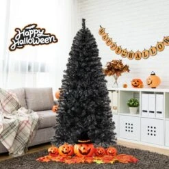 Costway 6/7 FT Artificial Halloween Christmas Tree With Bendable Top Section 726/1050 Branch Tips 260/340 Lights -Northlight Sale Store GUEST e44c2c15 8099 4e35 beb7 3881925af097