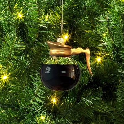 Christmas Glass Coffee Pot Ornament - Wondershop™ 1 Christmas Glass Coffee Pot Ornament - Wondershop™