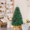 Costway 6ft Hinged Artificial Christmas Tree Unlit Douglas Full Fir Tree W/ 1355 Tips