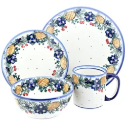 Blue Rose Polish Pottery WR Unikat Dinnerware (4 PC) 14 Blue Rose Polish Pottery WR Unikat Dinnerware (4 PC) -Northlight Sale Store GUEST e4988277 ce5c 4107 96b2 da355a7f426b