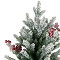 Northlight Real Touch™️ Potted Flocked Mini Fir Pine Artificial Christmas Tree - 25" - Unlit -Northlight Sale Store GUEST e4d776af 7c27 47ad b968 765925d018bd