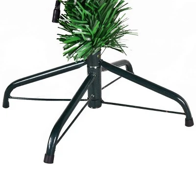 Costway 6FT Pre-Lit Fiber Optic Christmas Tree Multicolor Lights 7 Costway 6FT Pre-Lit Fiber Optic Christmas Tree Multicolor Lights - Image 7