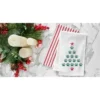 C&F Home Puppy Dog Paws Christmas Tree Embroidered Flour Sack Kitchen Dishtowel