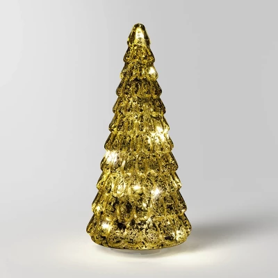 12" Christmas Mercury Lit Glass Tiered Classic Tree Decor - Wondershop™ 6 12" Christmas Mercury Lit Glass Tiered Classic Tree Decor - Wondershop™ - Image 6