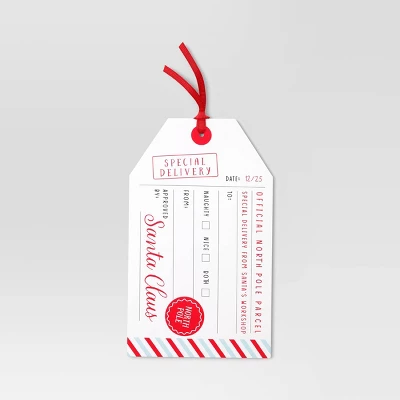 5ct Special Delivery Christmas Gift Tags - Wondershop™ 2 5ct Special Delivery Christmas Gift Tags - Wondershop™ - Image 2