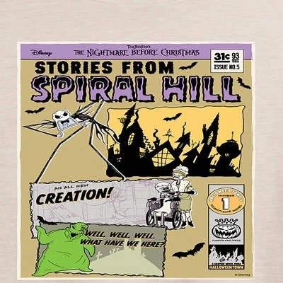 Women's - Disney - The Nightmare Before Christmas Oversized Graphic T-Shirt 1 Women's - Disney - The Nightmare Before Christmas Oversized Graphic T-Shirt