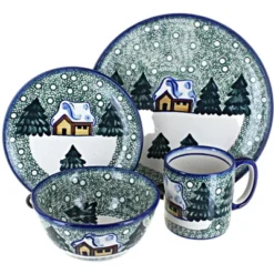 Blue Rose Polish Pottery WR Unikat Dinnerware (4 PC) 17 Blue Rose Polish Pottery WR Unikat Dinnerware (4 PC) -Northlight Sale Store GUEST e898054e c9b0 43a3 83a1 dc119633bb9d